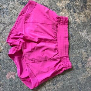 lululemon athletica Hot Pink Athletic Shorts